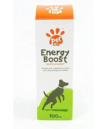 PetExx Energy Boost 100ml - Multivitamin Rehydration Immune Support Electrolyte Pet Supplement with Beta Glucans, Prebiotics, Amino Acids, Vitamins A E D3 & B12 - Green Tea Formula - Buy Online on GoSupps.com