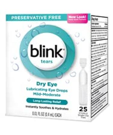 blink Tears Lubricating Eye Drops Mild-Moderate Dry Eye 25 Each