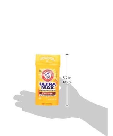 Buy Arm & Hammer Ultra Max Invisible Solid Antiperspirant Deodorant - Active Sport 2.6 oz | International Shipping Available - Buy Online on GoSupps.com