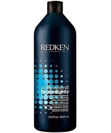 Buy Redken Extend Brownlights Blue Toning Conditioner 1000 ml - Best for Blonde & Brown Hair - Free International Shipping! - Buy Online on GoSupps.com