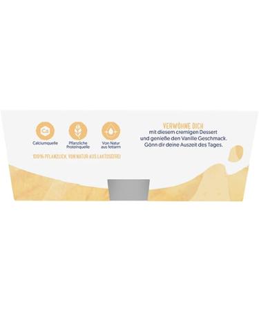 Alpro Soya Dessert Fine Vanilla - Vegan Lactose-Free & Gluten-Free UHT - 6x (4x125g) Pack | International Shipping - Buy Online on GoSupps.com