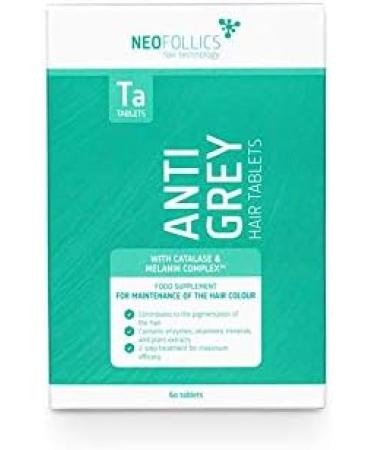 Neofollics Anti-Gray Hair Tablets - Restore Natural Hair Color | 60 Tablets for 1 Month | Effective Ingredients - Buy Online on GoSupps.com