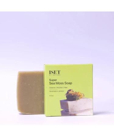 Buy Sea Moss Soap | Nourishing Purple & Gold Sea Moss with Spirulina | International Shipping - Buy Online on GoSupps.com