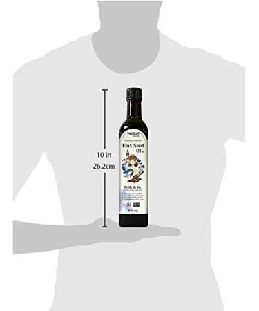 Flaxseed Oil 500ml Cold-Pressed Non-GMO & Gluten-Free for Cooking & Dressing by Twinfood (Flaxseed 1 Bottle) Flaxseed 500 ml (Pack of 1) - Buy Online on GoSupps.com