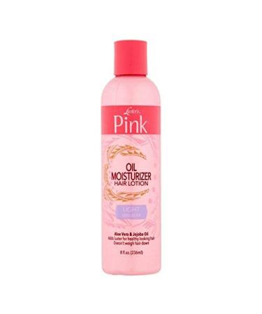 Lusters Pink Light Oil Moisturizer Hair Lotion 8 oz