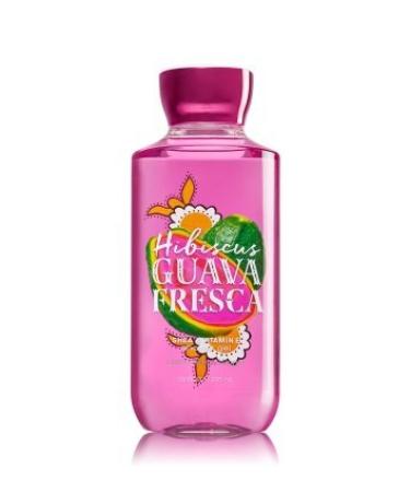 Bath & Body Works Shea & Vitamin E Shower Gel Hibiscus Guava Fresca 10 Ounce