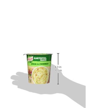 Buy Knorr Potato Snack Bacon & Onions - Quick 5-Minute Delicious Potato Dish | 8x58g - International Shipping Available - Buy Online on GoSupps.com