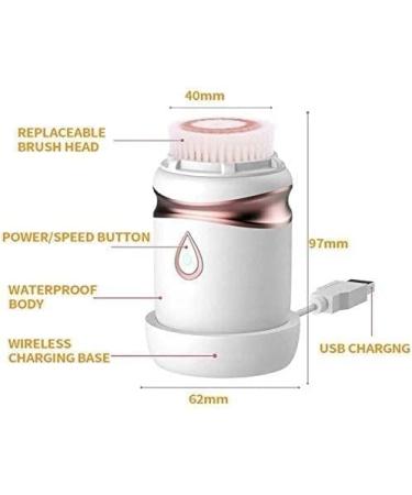 Corsehild Facial Cleansing Brush Waterproof Face Brush - Deep Cleansing Gentle Exfoliating for Face and Body Deep Exfoliator Makeup Too Waterproof and Portable - Buy Online on GoSupps.com