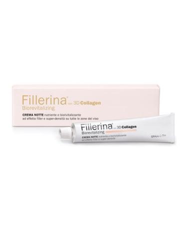 Fillerina FILLERINA BIOREVITALIZING 3D Collagen Night Cream Grade 3 Organic Face Cream 50ml