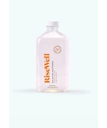 RiseWell Wild Mint Alkaline Mouthwash 16oz - All-Natural pH Balancing Formula - Buy Online on GoSupps.com