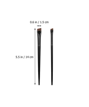 3 Sets of Premium Makeup Brushes - Angled Eyeliner & Ultra Fine Slanted Eyebrow Brushes for Precision Application - International Shipping Available - Buy Online on GoSupps.com