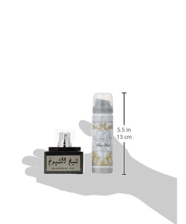 Lattafa Perfumes Sheikh Al Shuyukh Black 2-Piece Set for Unisex (1.7 Ounce Eau De Parfum Spray + 1.7 Ounce Deodorant Spray) 1.7 Fl Oz (Pack of 2) - Buy Online on GoSupps.com