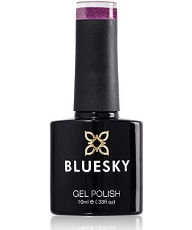 Bluesky Gel Nail Polish Purple Lavender Yyf07 Purple Glitter Long Lasting Chip Resistant 10 ml (Requires Curing Under UV LED Lamp) - Buy Online on GoSupps.com