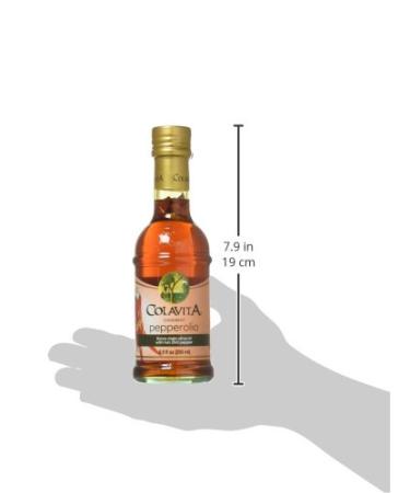Colavita Pepperolio Extra Virgin Olive Oil with Hot Chili Pepper - 8.5 fl oz Glass Bottle - Buy Online on GoSupps.com
