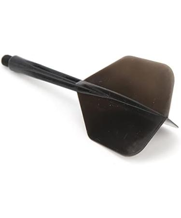 VGEBY 3 Pcs Integrated Dart Shaft and Flights Kit - 80mm Transparent Standard Shape, Anti-Break Dart Accessories (Black) - Buy Online on GoSupps.com