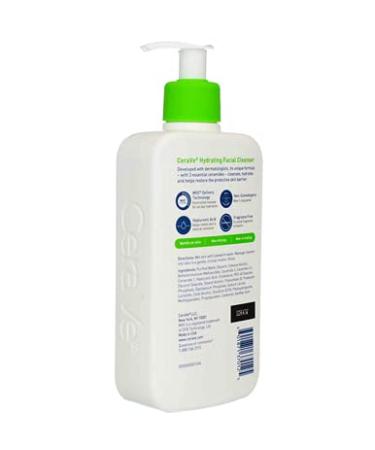 Cerave Facial Hydrating Cleanser 12 Ounce Pump (355ml) (6 Pack) - Buy Online on GoSupps.com