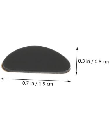 Marmerdo 18 Pairs Self-Adhesive Silicone Nose Pads for Glasses - Comfortable & Durable Black Pads for Sunglasses - 1.9x0.8x0.1cm - Buy Online on GoSupps.com