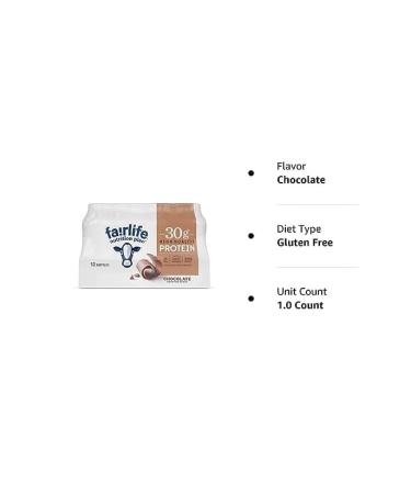 High Protein Chocolate Shake 30g - Gelatin Free Nutrition Plan (12 Pack - Buy Online on GoSupps.com