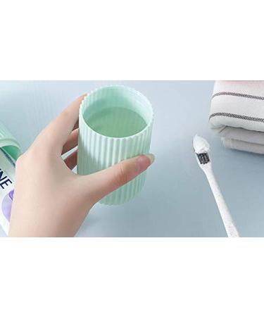 WOIWO 2PCS Travel Toiletry Cup Set | Portable Plastic Capsule for Toothbrush & Toothpaste | Outdoor Storage Solution - Buy Online on GoSupps.com