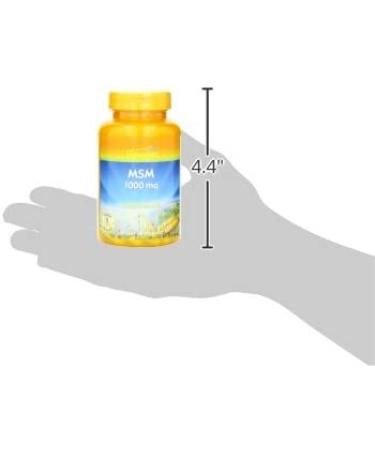 Thompson MSM 1000mg - 120 Tablets for Joint Health & Wellness - Buy Online on GoSupps.com