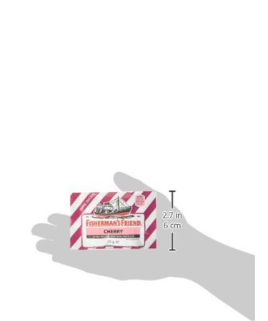 Fisherman's Friend Cherry Without Sugar - 24 Bags | Cherry & Menthol Flavor | International Shipping - Buy Online on GoSupps.com