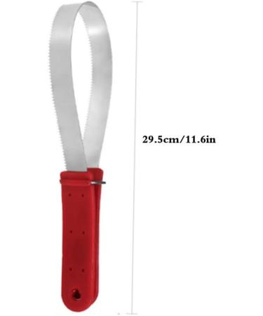 Premium 29.5 cm Welding Knife for Horses - Ideal for Grooming Cleaning Dirt & Loose Hair with Durable Patches - Buy Online on GoSupps.com