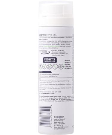 NIVEA MEN Sensitive Shave Gel with Vitamin E & Chamomile - Soothing Shaving Experience - 7 Oz - Buy Online on GoSupps.com