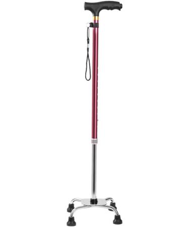 Crutches for The Elderly Multifunctional Non-Slip Four-Legged Telescopic Walking Stick Lightweight Aluminium Alloy Crutches Smooth Sailing - Buy Online on GoSupps.com