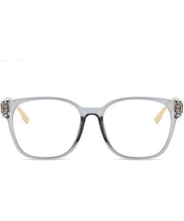 PARWANA Large Anti UV Blue Light Blocking Reading Glasses for Men & Women - Fashionable Flat Light Mirror +350 Gray - Buy Online on GoSupps.com