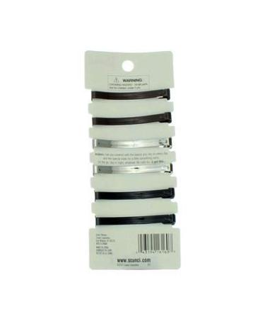 Scunci Metal Barrettes - Assorted Colors (6 Count) | Effortless Beauty - Buy Online on GoSupps.com