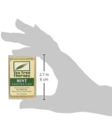 Tea Tree Therapy Mint Toothpicks - 100 Ct - Pack of 1 - Buy Online on GoSupps.com