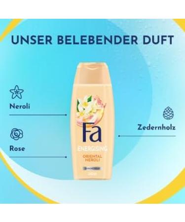 FA Shower Gel Oriental Moments 3 x 250 ml 95 ingredients of natural origin enjoy the delicate scent of desert rose and sandalwood with the caring shower cream - Buy Online on GoSupps.com