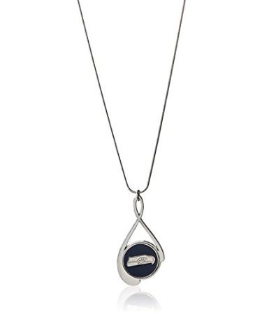 NFL Siskiyou Sports Womens Seattle Seahawks Tear Drop Necklace 18 inch Team Color