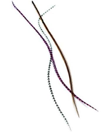 Real Pink Naturals Feather Hair Extensions - Set of 3 Feathers - Buy Online on GoSupps.com