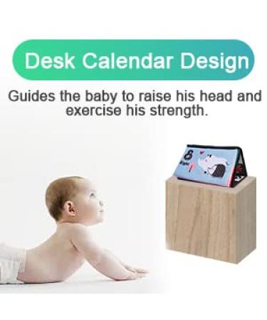 Baby Floor Mirror Flip with Cloth Book and Teethers | Montessori Sensory Toys for Newborns and Infants | High Contrast Black & White Developmental Toy | Perfect Gift for Babies 0-12 Months - Buy Online on GoSupps.com