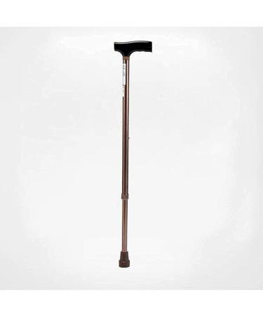 Walkers for seniors Canes Crutch Lightweight Non-Slip Aluminum Alloy Elderly Walking Stick Retractable Height Adjustable Walking Aid Copper rollator walkeri (Copper) Comfortable anniversary powerfully