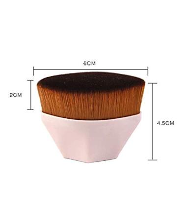 2pcs Kabuki Makeup Foundation Brush Set - Flawless Flat Top Blush & Liquid Powder Brush for Seamless Application | International Shipping Available - Buy Online on GoSupps.com
