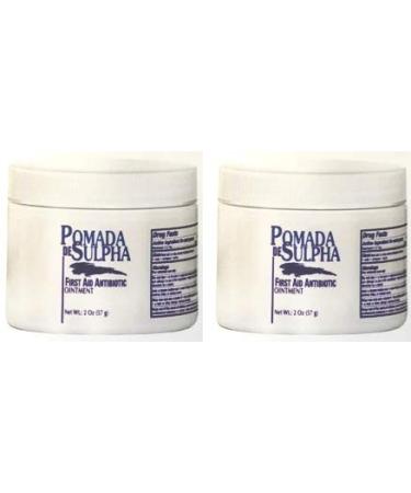 Pomada De Sulpha First Aid Antibiotic Ointment 2 oz. 2-Pack
