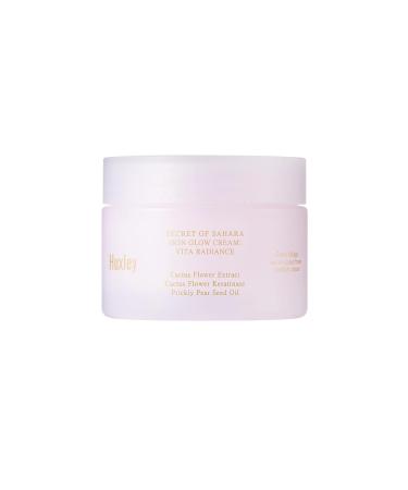 Huxley Secret of Sahara Skin Glow Cream Vita Radiance 3% Niacinamide Face Moisturizer Korean Skin Care Gel Cream for Dewy Glow Glass Skin Finish | 50ml /1.69 fl. oz.