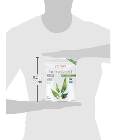 Nutiva Organic Raw Shelled Hempseed - Non-GMO Canadian Hemp - 12 oz (2 Pack) - Buy Online on GoSupps.com