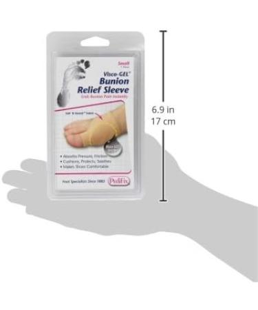 PediFix Visco-Gel Bunion Relief Sleeve - Small | Comfortable Pain Relief for Bunions - Buy Online on GoSupps.com
