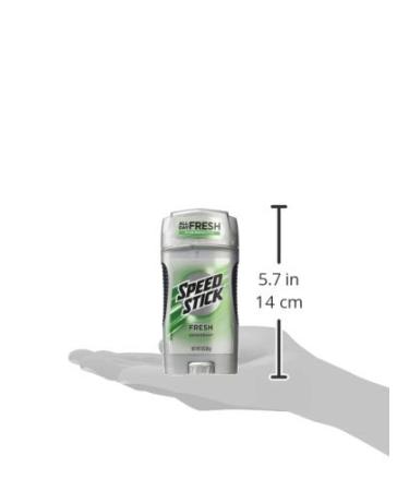 Speed Stick Deodorant for Men Fresh 3 oz (Pack of 6) - Long-lasting Protection - Buy Online on GoSupps.com