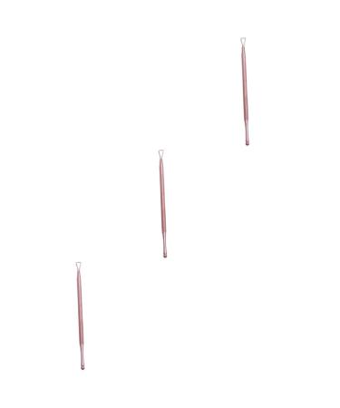 POPETPOP Nail Varnish Remover 3pcs Fingernail Polish Remover Nail Gel Polish Remover Cuticle Trimmer Gel Nail Polish Remover Manicure Tools Exfoliating Pusher Pedicure Tool mediumx3pcs Rose Goldx3pcs