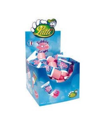 Lutti tubble gum fruit tube 35 gr | 36x | Poids total 1260 gr