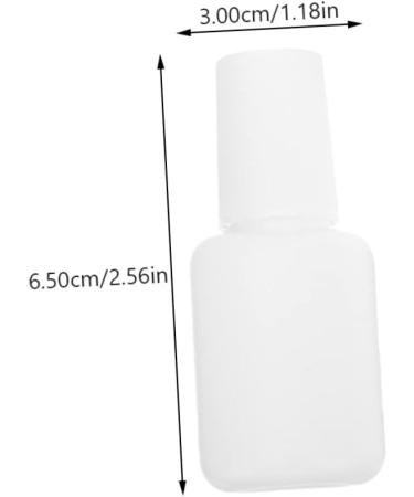  PACKOVE PACKOVE 20 Pieces Transparent Nail Polish Bottles with Brush Leak-Proof Plastic Refillable Nail Polish Containers for Manicure Portable for - Buy Online on GoSupps.com