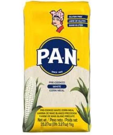 Pan Premium Pre-Cooked White Maizemeal - 1kg (Pack Of 2) | Gluten-Free | Ready to Inspire Your Recipes | Authentic Maize Delights | Goodness for Creative Kitchens - Buy Online on GoSupps.com