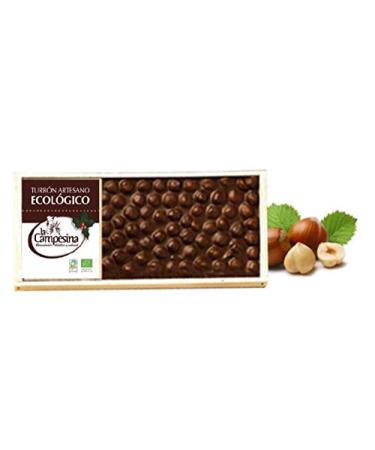 TURRON ORGANIC CHOCOLATE HAZELNA 200 GR
