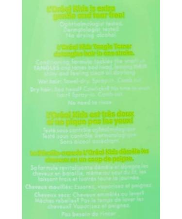 L'Oreal Paris Kids Detangler Silky Pear Tangle Tamer for Wet or Dry Hair Paraben Free Extra Gentle Dermatologist Tested Tear-Free 265 ml - Buy Online on GoSupps.com