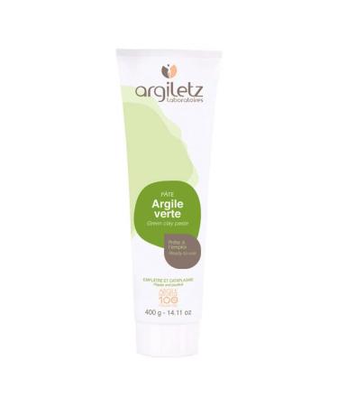 ARGILETZ - Ready-to-use Green Clay Tube 400G - Pack of 2