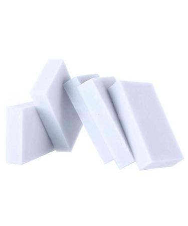 TRIPPER 100pcs Eraser Melamine Foam Cleaner Sponge Multi-Functional Soft White